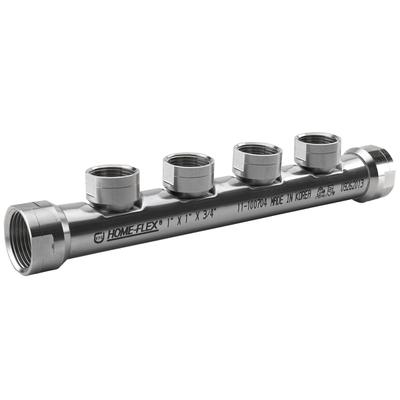 1 in. x 1 in. x 3/4 in. CSST Stainless Steel FIPT Manifold