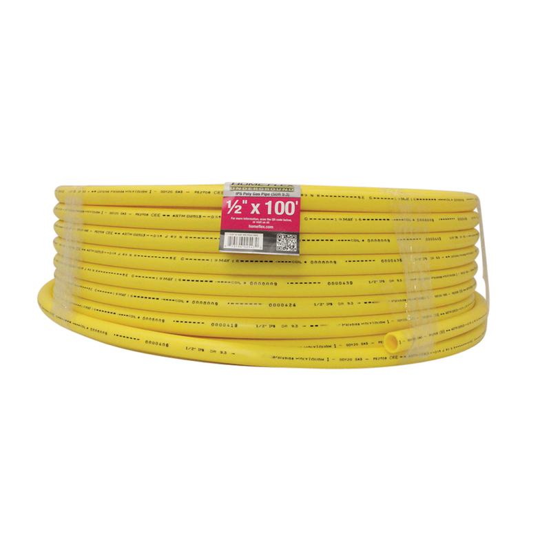 1/2 in. IPS x 100 ft. DR 9.3 Underground Yellow Polyethylene Gas Pipe 1/2 in. IPS x 100 ft. DR 9.3 Underground Yellow Polyethylene Gas Pipe
