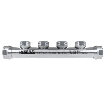 1 in. x 1 in. x 3/4 in. CSST Stainless Steel FIPT Manifold