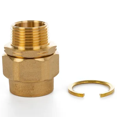 1 in. CSST x 1 in. MIPT Brass Male Adapter