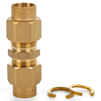 1/2 in. CSST x 1/2 in. CSST Brass Union
